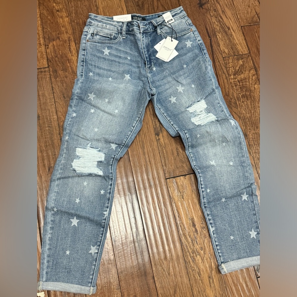 Judy Blue Mid rise- size 7 - new with tags